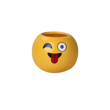 Cachepot Emoji Piscada Medio