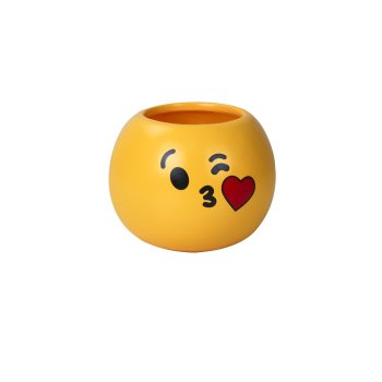 Cachepot Emoji Beijo Medio