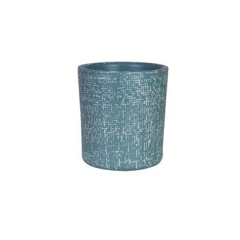 Cachepot Texturas Jeans Cilindro Peq