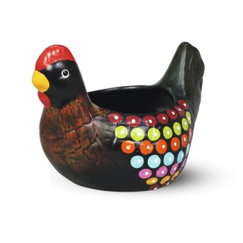 Cachepot Galinha Grande Colorida