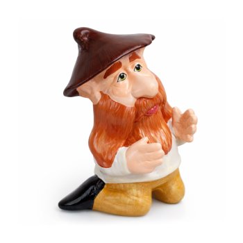 Duende De Jardim Cerâmica Médio